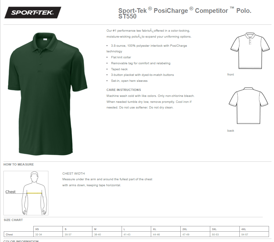 Bonsall District Unisex Dri Fit Polo