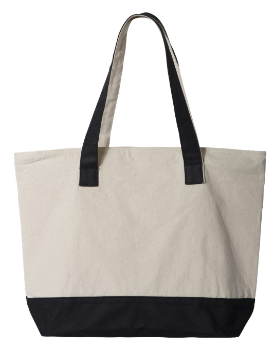 Custom Monogram Tote Bag