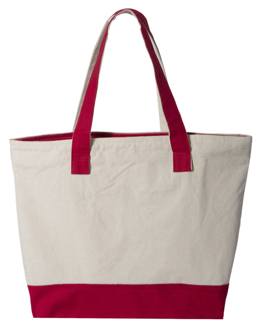Custom Monogram Tote Bag