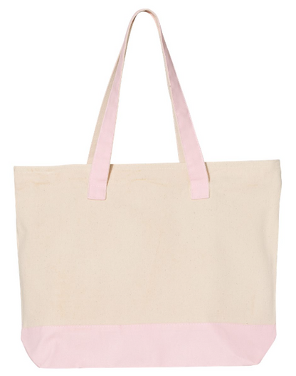 Custom Monogram Tote Bag