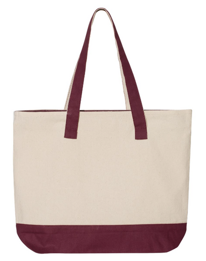 Custom Monogram Tote Bag