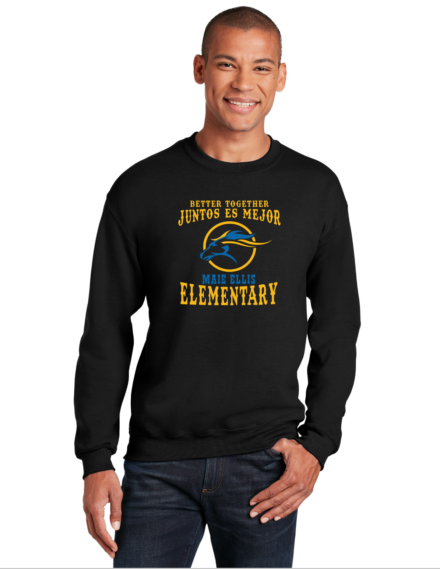 Better Together/Juntos Es Mejor ADULT Crewneck Sweatshirt