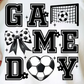 FUHS Game Day Soccer Bow Design