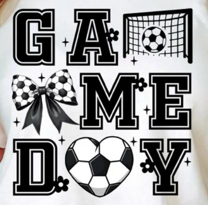 Game Day Soccer Bow Design