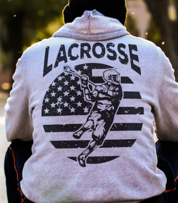 Lacrosse USA - Left Chest/Back Design