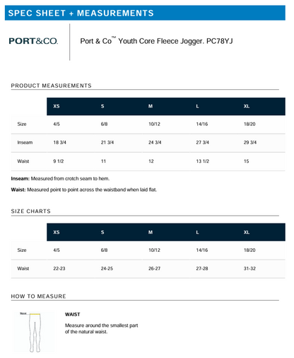 SP Eagles Baseball Fleece Jogger Pants - Adult/Youth