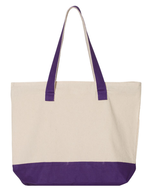 Custom Monogram Tote Bag