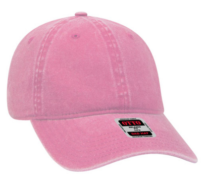 Custom Embroidered Text - Low Profile 'Dad' Hat