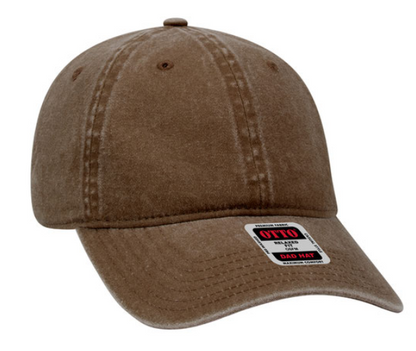 Custom Embroidered Text - Low Profile 'Dad' Hat