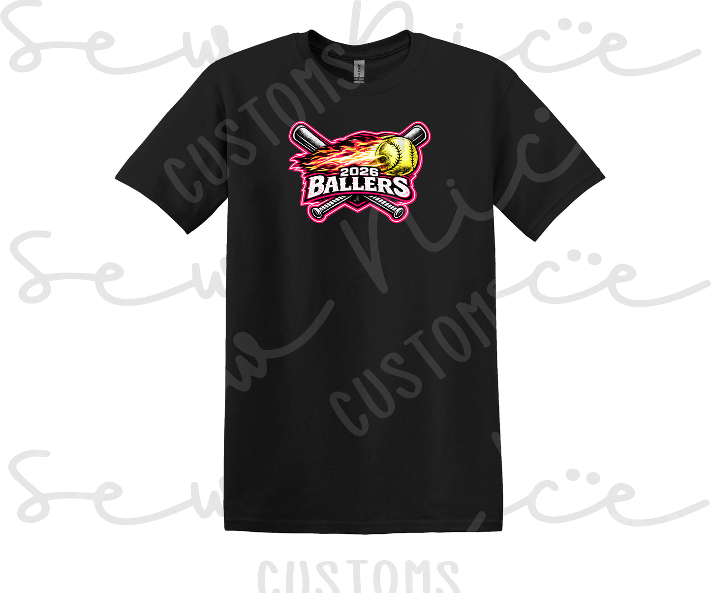 2026 Ballers (Bats) Softball- Unisex T-Shirt