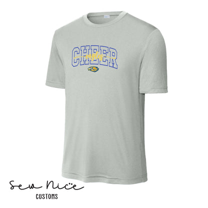 CHEER Eagles Script- Unisex Adult/Youth Dri Fit Shirt