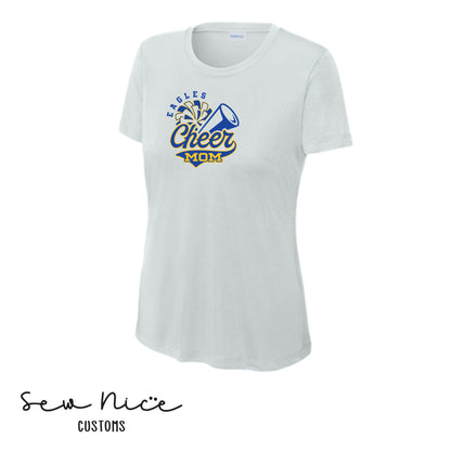 Eagles Cheer Mom- Ladies Dri Fit Shirt