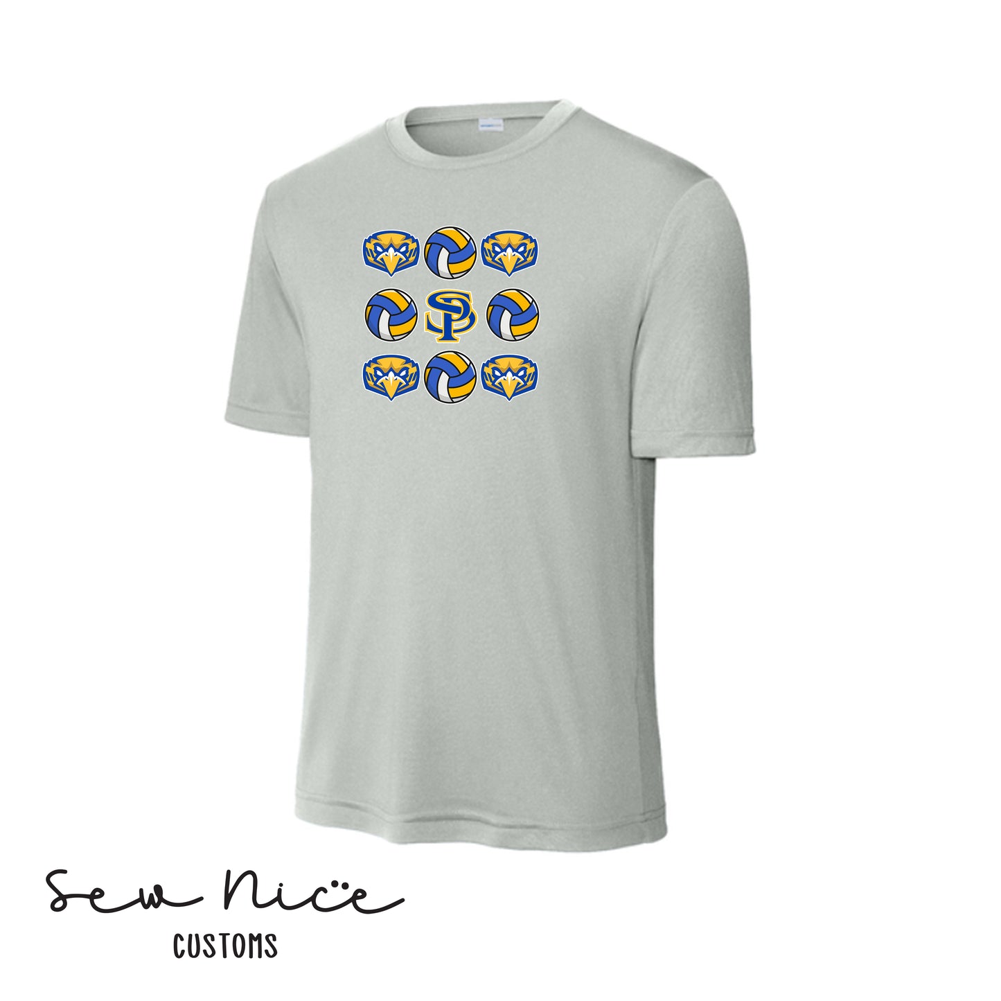 SP Mascot Volleyball Adult/Youth Unisex Dri Fit Shirt