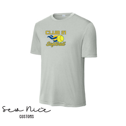 Club 21 Softball- Unisex Adult/Youth Dri Fit Shirt