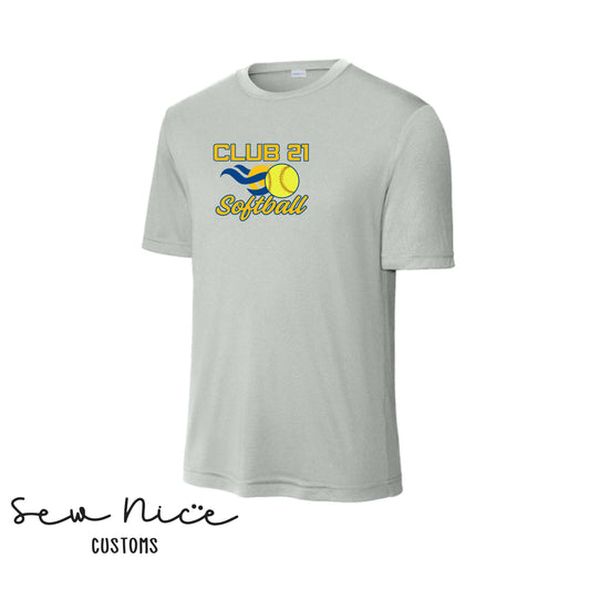 Club 21 Softball- Unisex Adult/Youth Dri Fit Shirt