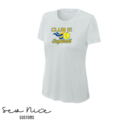 Club 21 Softball- Ladies Dri Fit Shirt