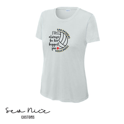 SP Volleyball Biggest Fan Ladies Dri Fit Shirt