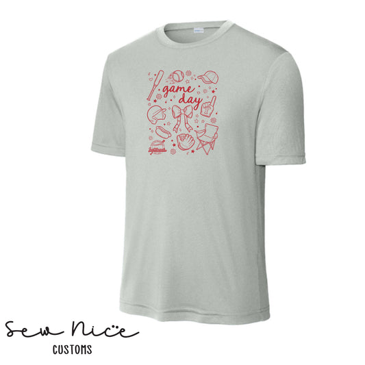 FYB Doodle Game Day- Unisex Dri Fit Shirt