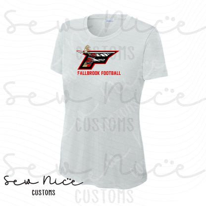 F Football Logo- Ladies Dri Fit Shirt