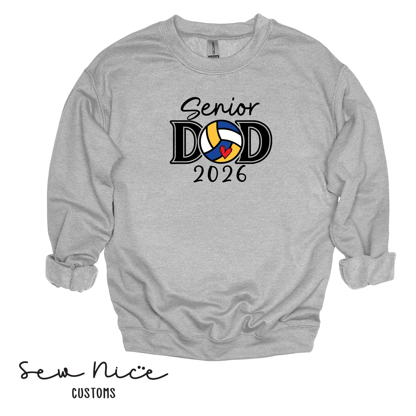 SP Senior DAD 2026 Adult Unisex Crewneck Sweatshirt