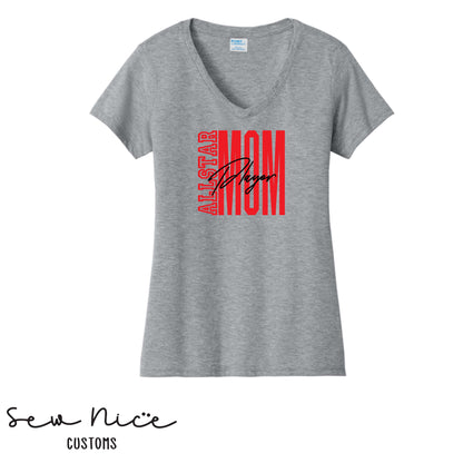 FYB All Star Mom- Ladies V-Neck