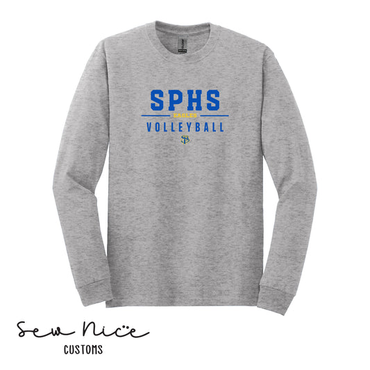 SPHS Eagles Volleyball Adult/Youth Unisex Long Sleeve Shirt