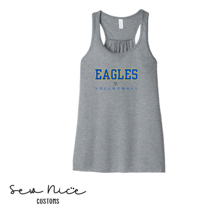 SP Eagles Volleyball Ladies Bella Canvas Flowy Tank