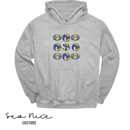 SP Mascot Volleyball Adult/Youth Unisex Hoodie