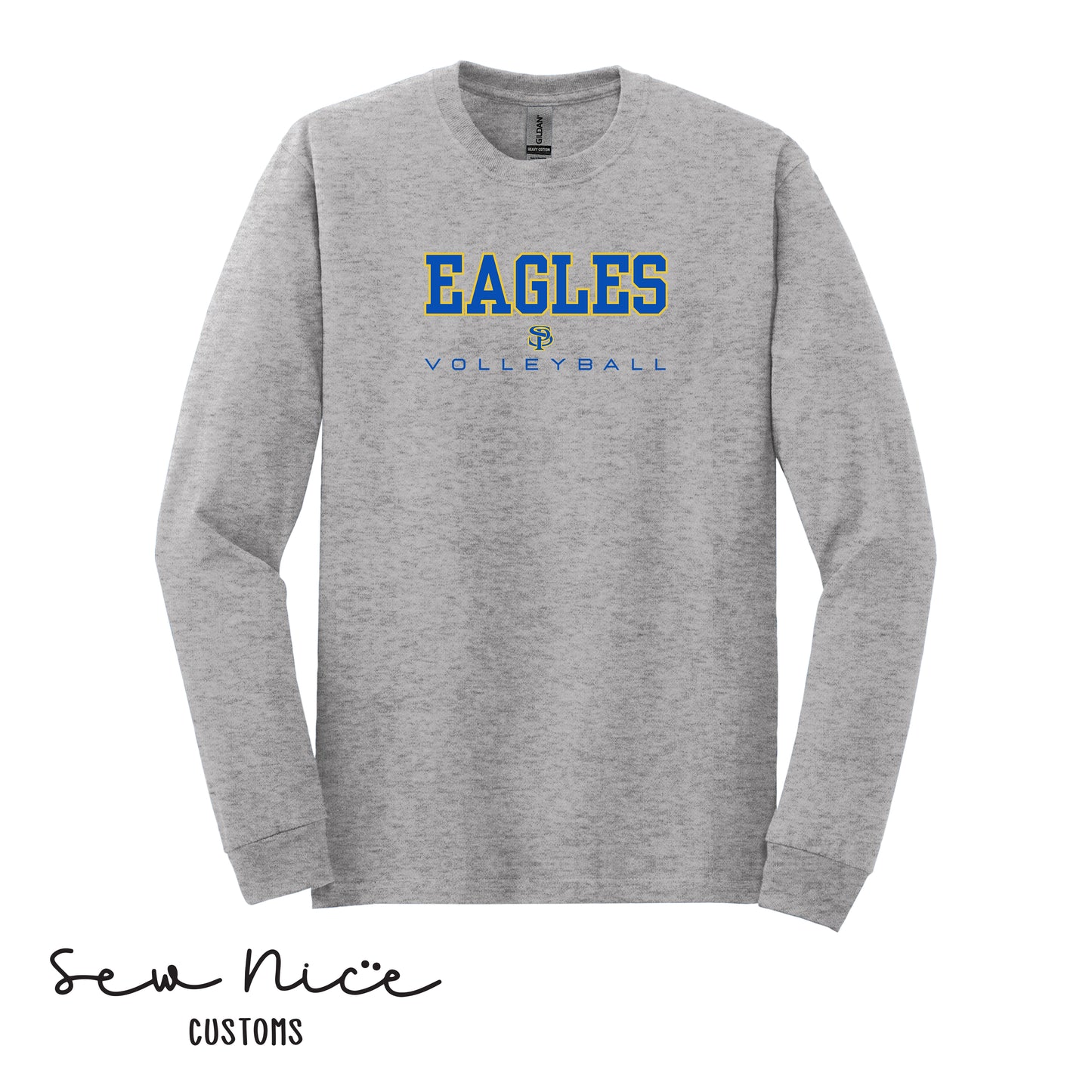 SP Eagles Volleyball Adult/Youth Unisex Long Sleeve Shirt