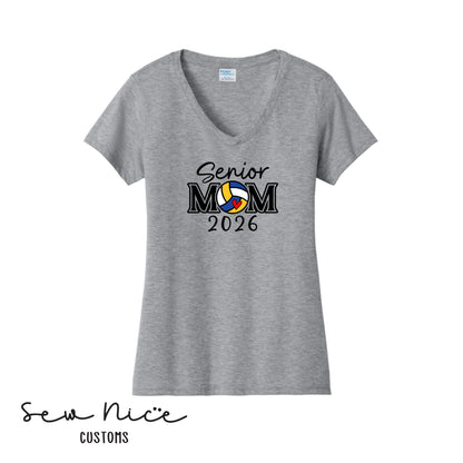 SP Senior MOM 2026 Ladies V-Neck Shirt