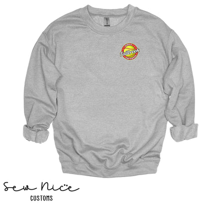 Fallbrook Girls Softball Logo - EMBROIDERED Crewneck Sweatshirt