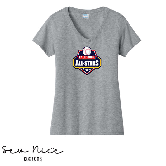 Fallbrook All Star- Ladies V-Neck