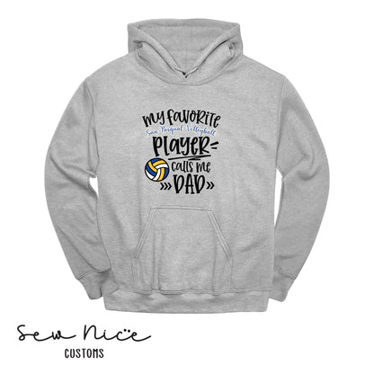 SP Volleyball-My Fav SP Player Calls Me.. *Custom Options*  Adult/Youth Unisex Hoodie