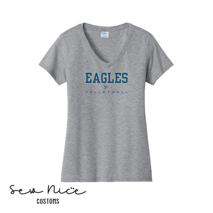 SP Eagles Volleyball Ladies V-Neck Shirt