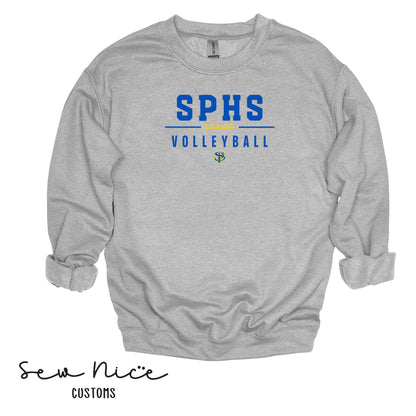 SPHS Eagles Volleyball Adult/Youth Unisex Crewneck Sweatshirt