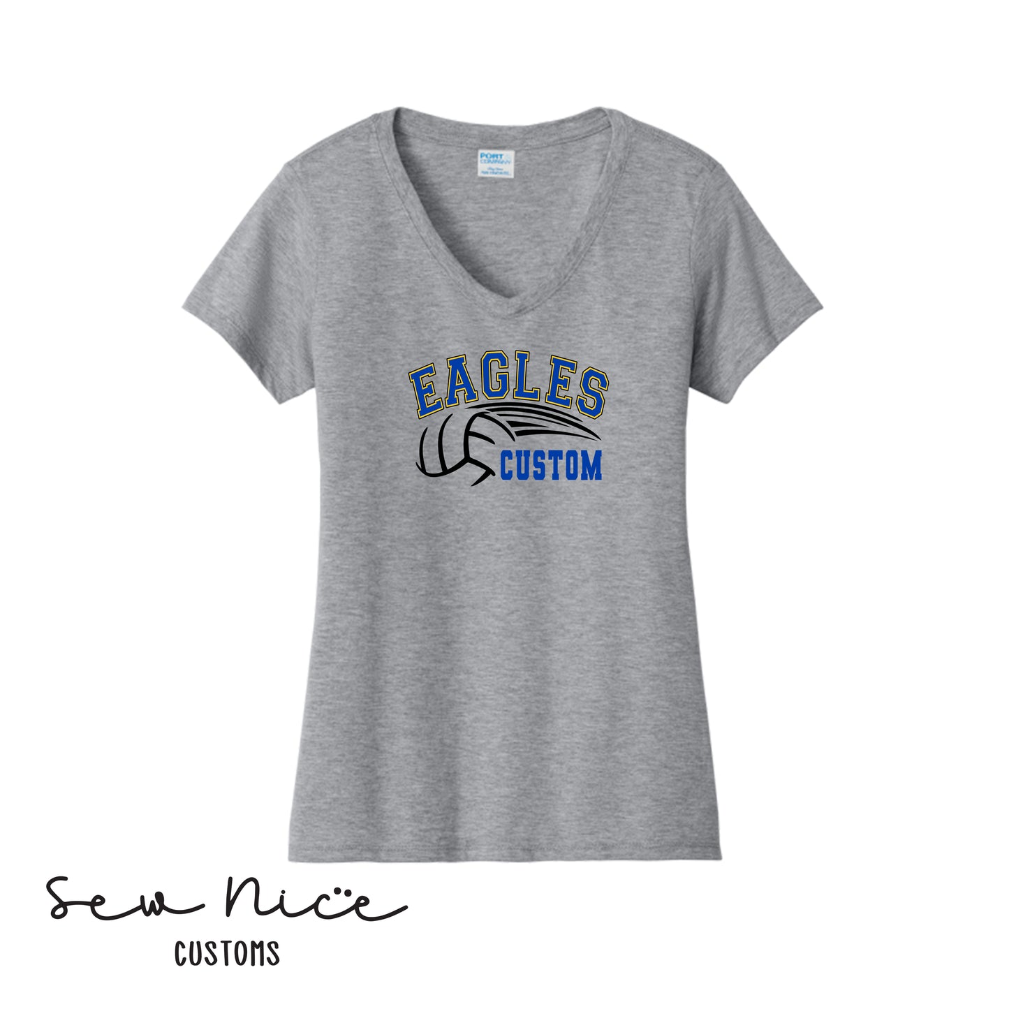 SP Eagles CUSTOM- Ladies V-Neck Shirt