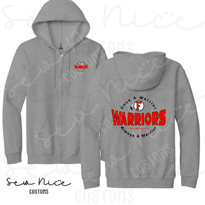 Circle Warriors- Full Zip Hoodie