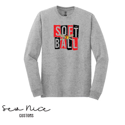 FHS Softball Blocks- Unisex Adult/Youth Long Sleeve Shirt