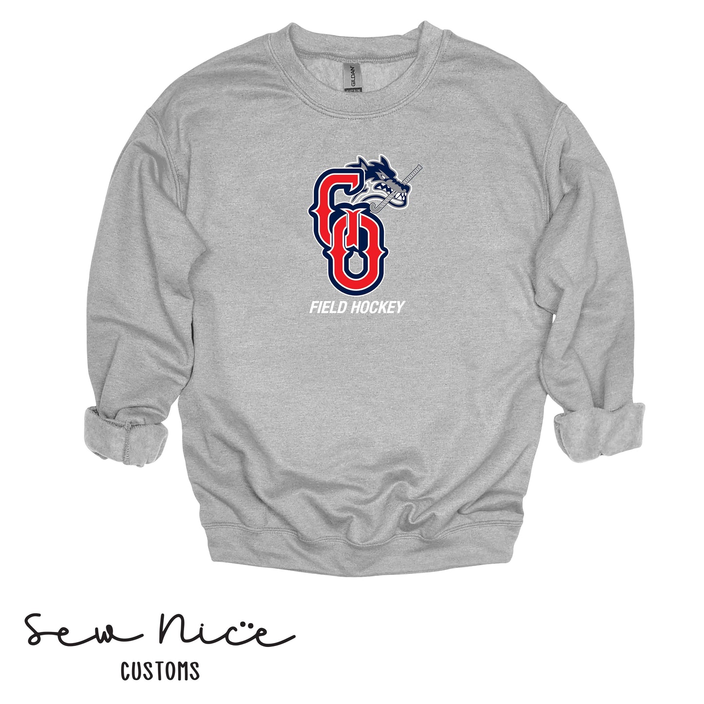 GO Field Hockey Unisex Adult/Youth Crewneck Sweatshirt