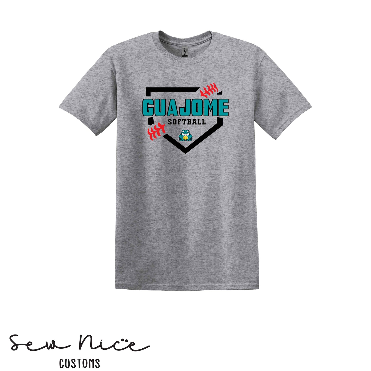 Guajome Softball Plate- Unisex Adult/Youth T-Shirt