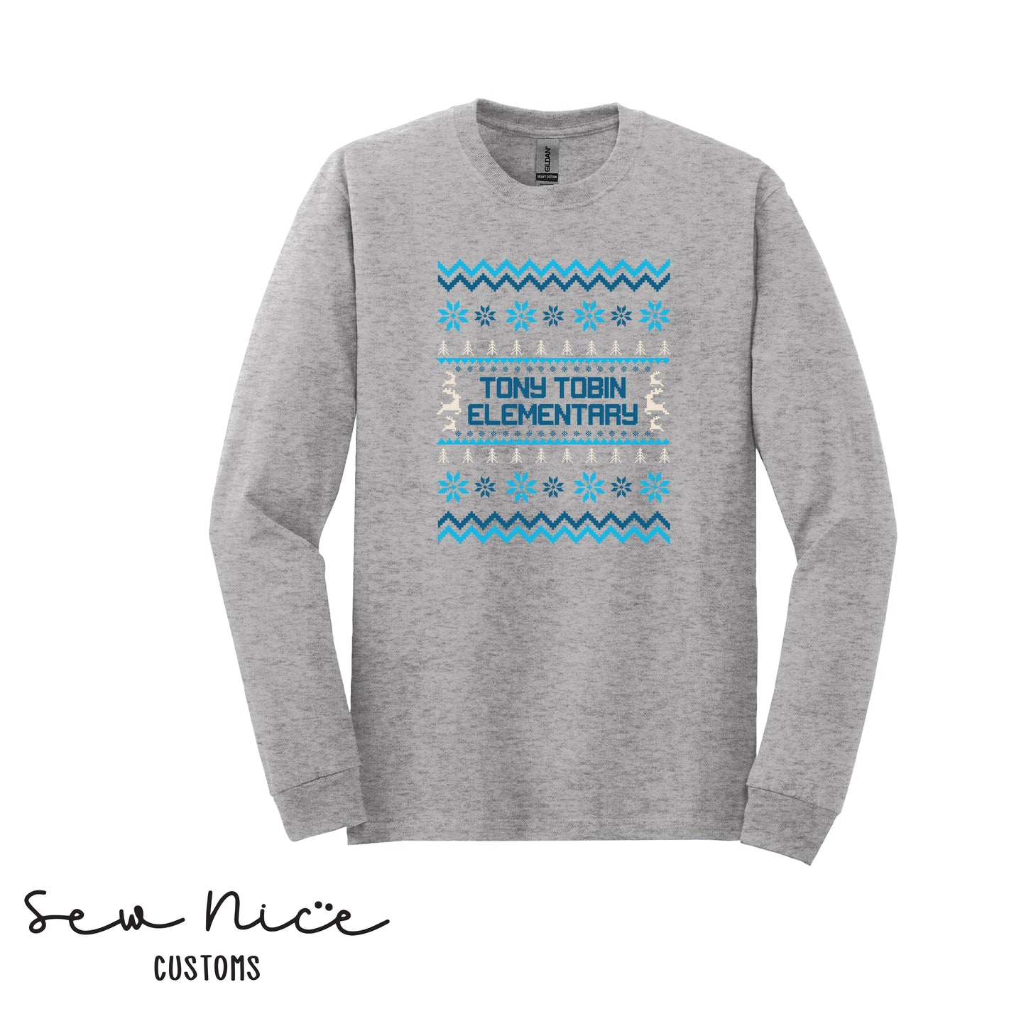 Tony Tobin Winter Sweater- Unisex Adult/Youth Long Sleeve Shirt