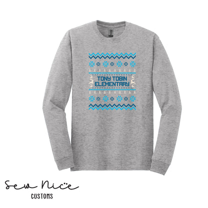 Tony Tobin Winter Sweater- Unisex Adult/Youth Long Sleeve Shirt