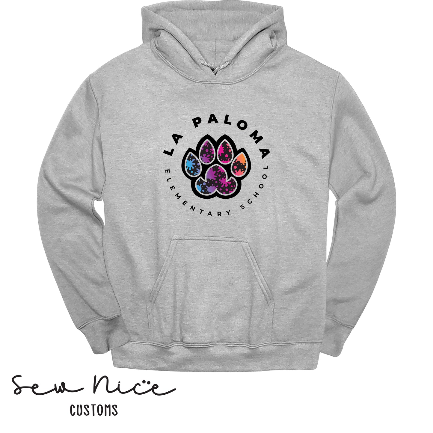 La Paloma PAINT SPLATTER- Unisex Adult/Youth Hoodie