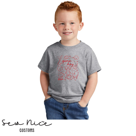 FYB Doodle Game Day- Unisex TODDLER Shirt