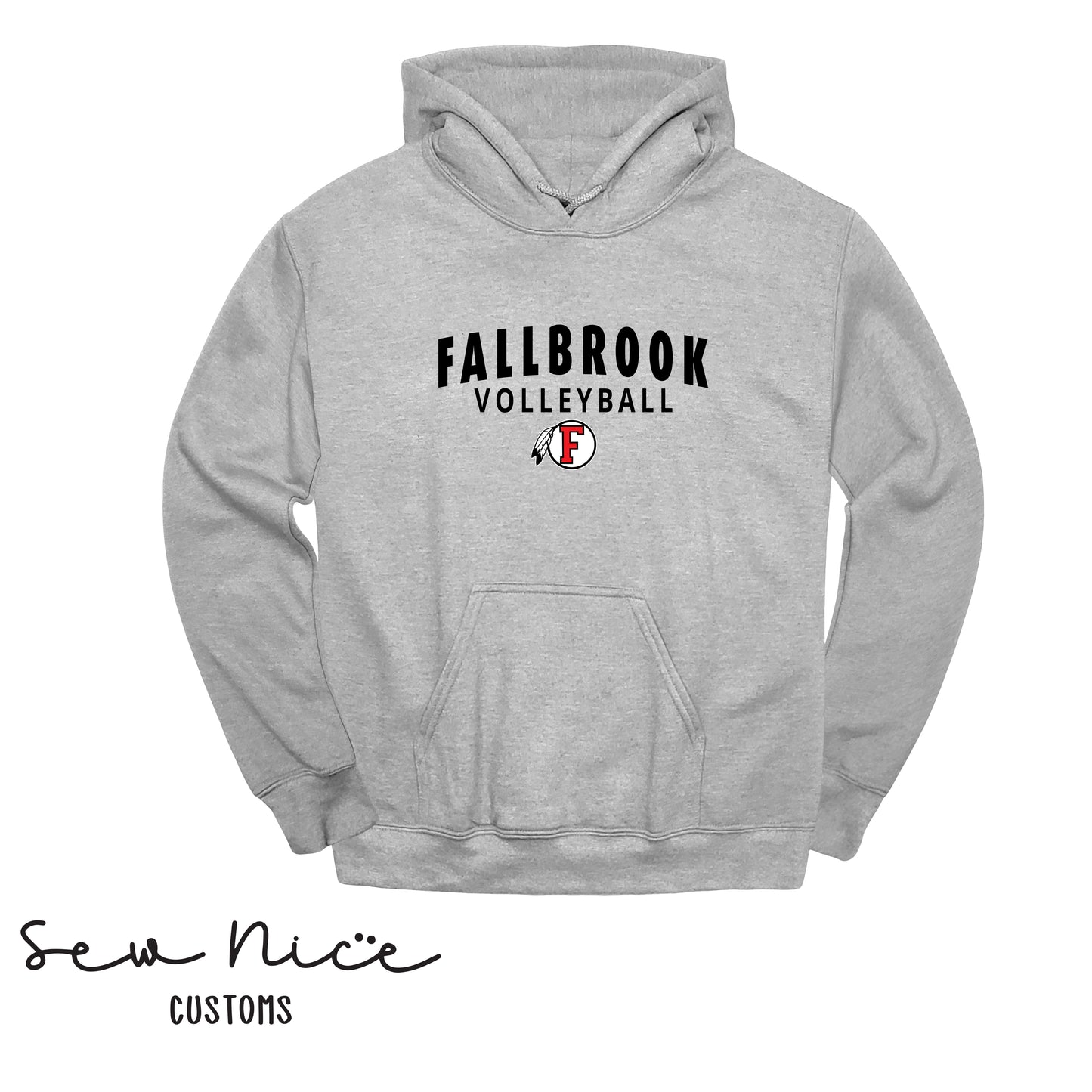 Fallbrook Arch Volleyball- Unisex Adult/Youth Hoodie