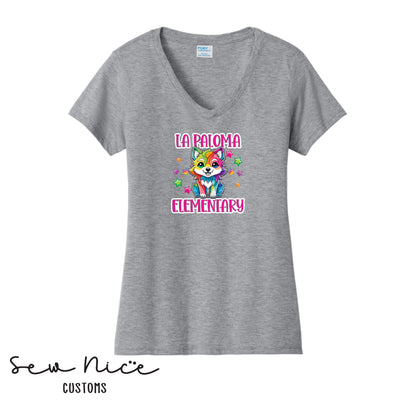 La Paloma LISA FRANK- Ladies V-Neck