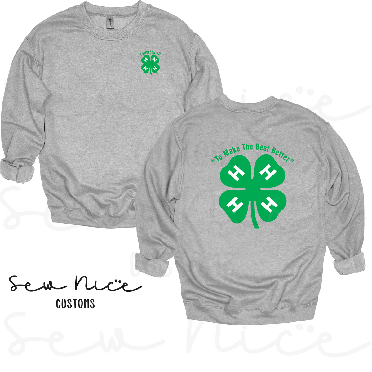 4H- To Make The Best Better- Crewneck Sweatshirt