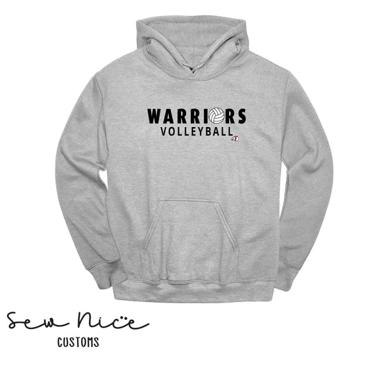 Warriors Ball Volleyball- Unisex Adult/Youth Hoodie