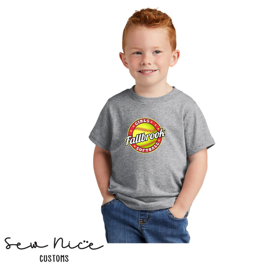 Fallbrook Girls Softball Logo- Unisex TODDLER Shirt