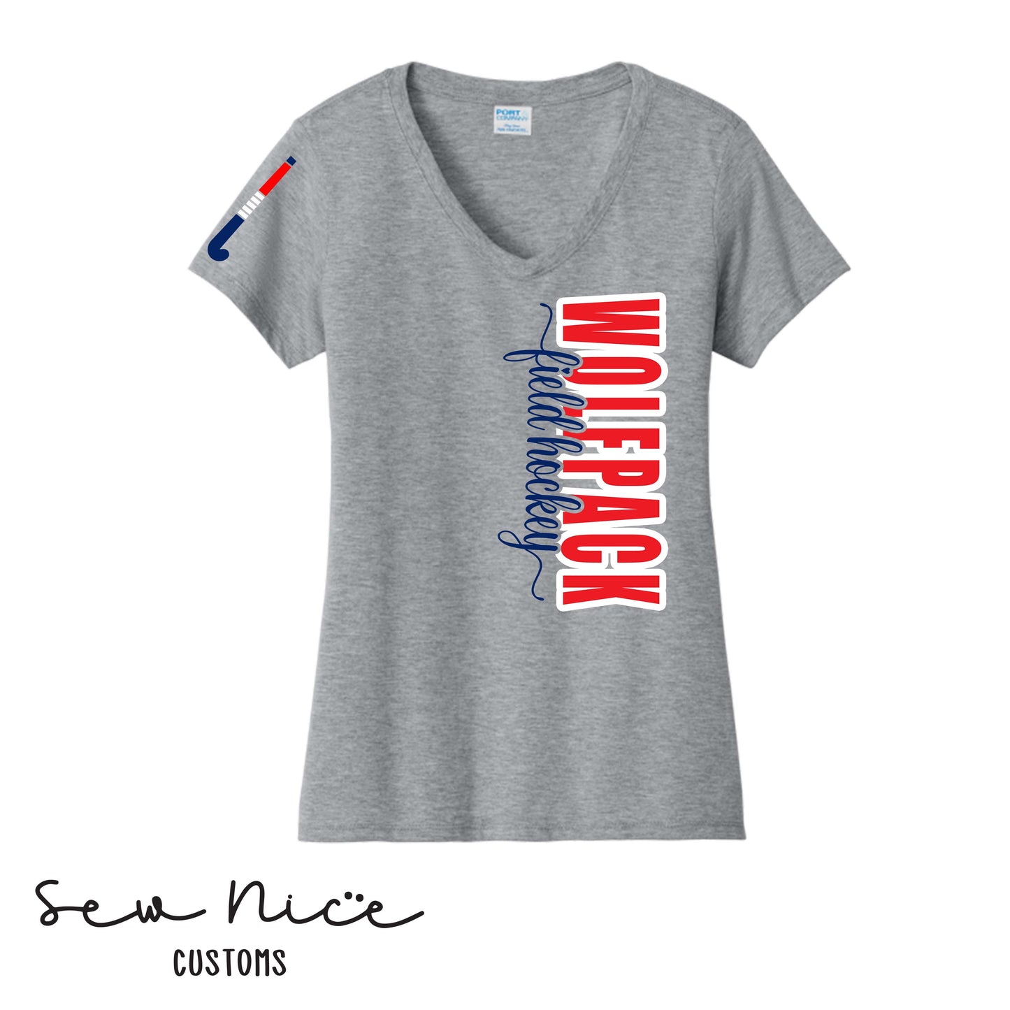 GO Field Hockey Ladies V-Neck Shirt